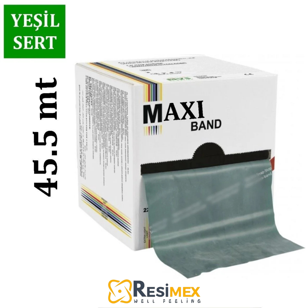 MAXİ 45,5 METRE, YEŞİL, ORTA SERT THERABAND